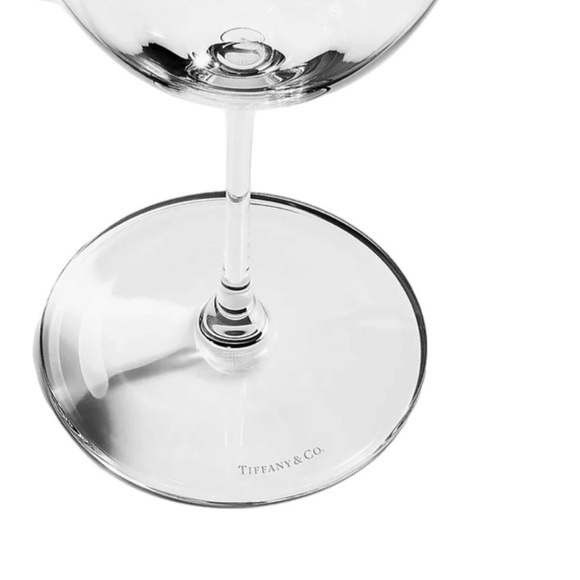 Tiffany &Co Extra large Crystal Classic Home Pulled Stem Applied Foot Wine Glass - Picture 2 of 5